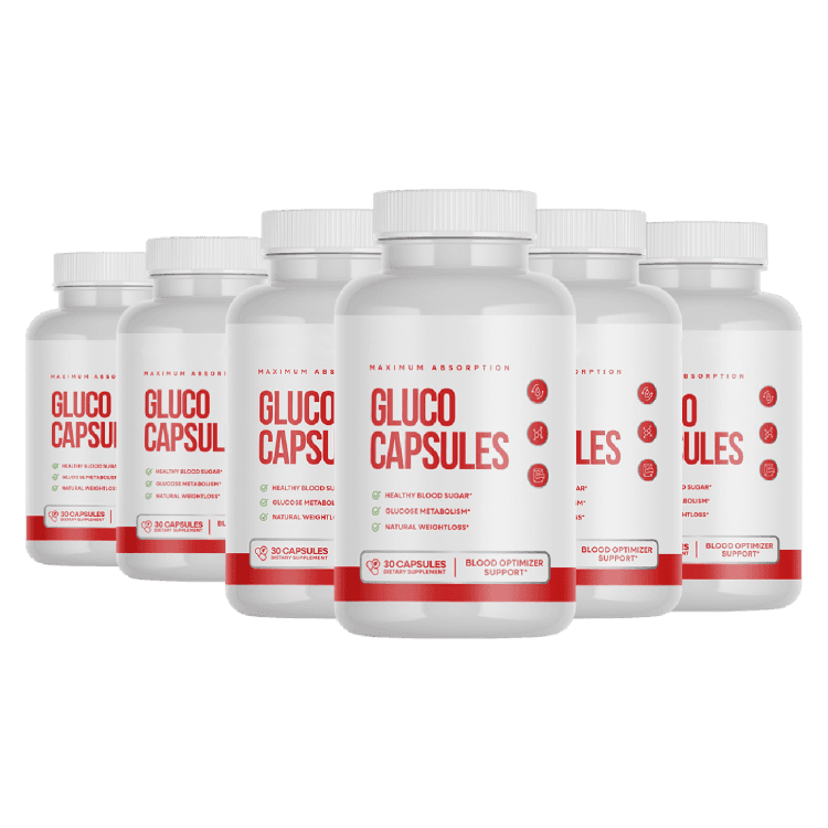 Gluco Capsules — 6 Bottles