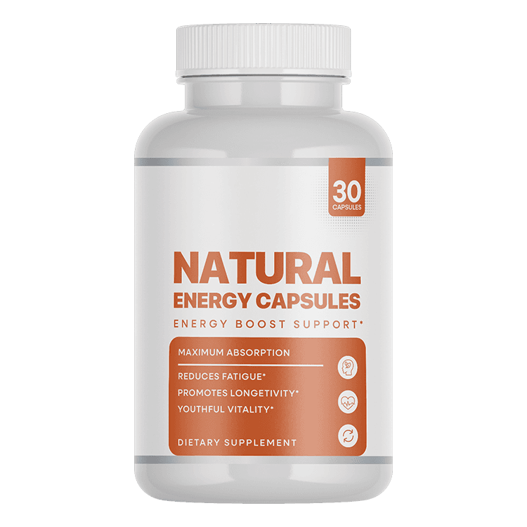 Natural Energy Capsules — 1 Bottle
